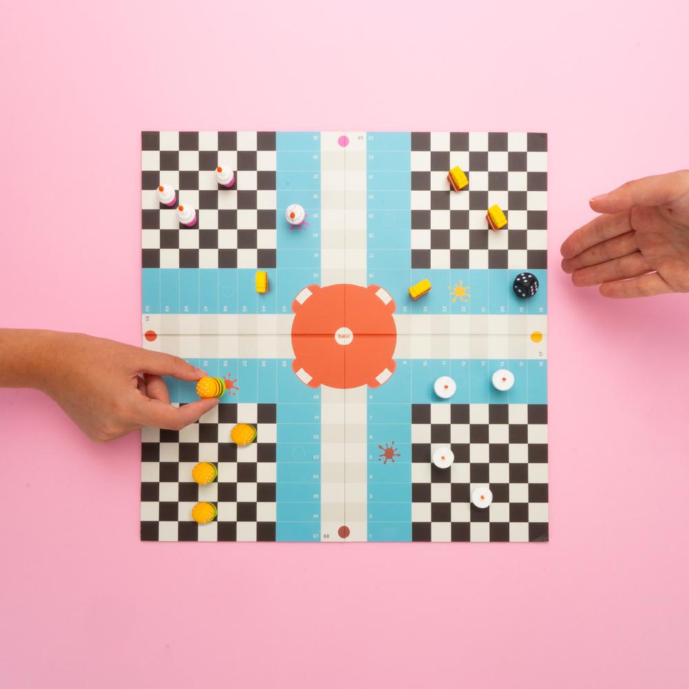 Trendform Brettspiel LUDO'S DINER Mensch ärgere Dich Nicht