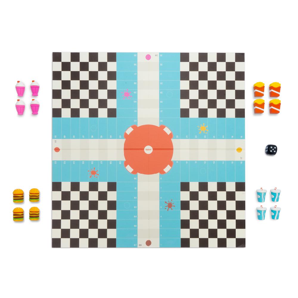 Trendform Brettspiel LUDO'S DINER Mensch ärgere Dich Nicht