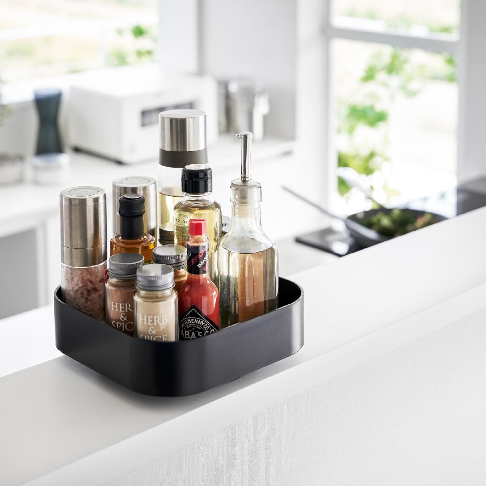 Trendform Drehbare Aufbewahrungsschale TOWER Schwarz