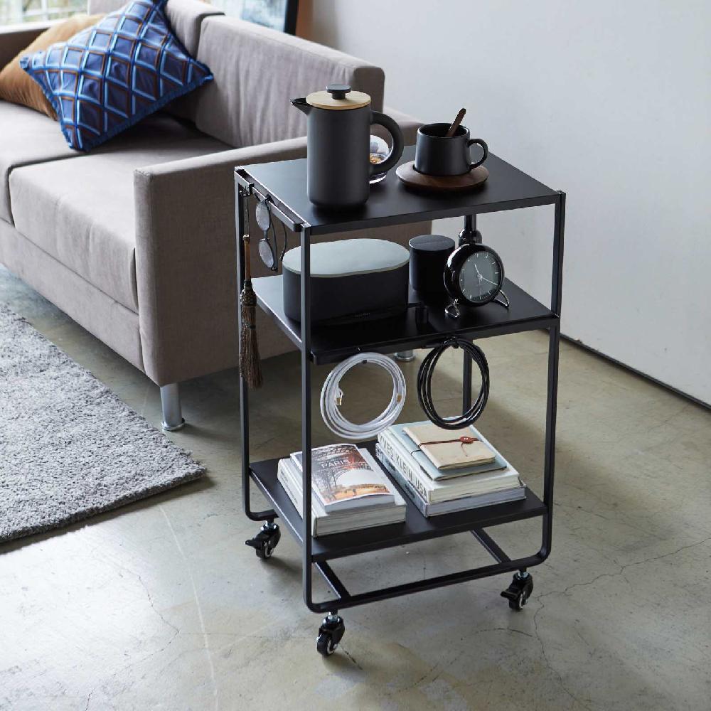 Trendform Dreistufiger Wagon Mit Griff TOWER Schwarz