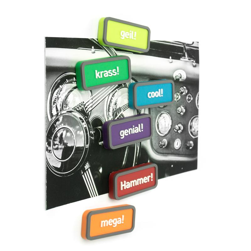 Trendform Expression-Magnete MOTIVATION Deutsch 6er Set