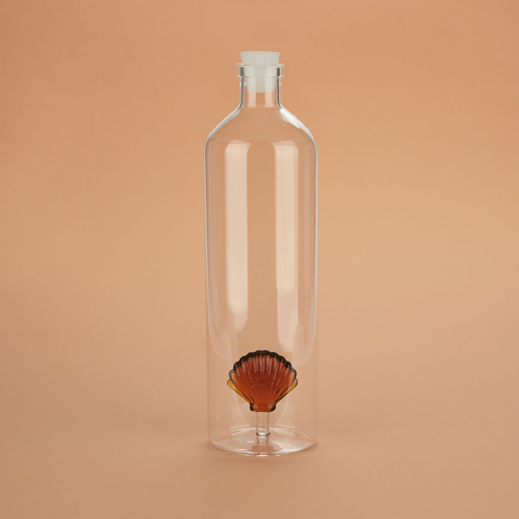 Trendform Glasflasche ATLANTIS SHELL 1.2 L Amber Borosilicate