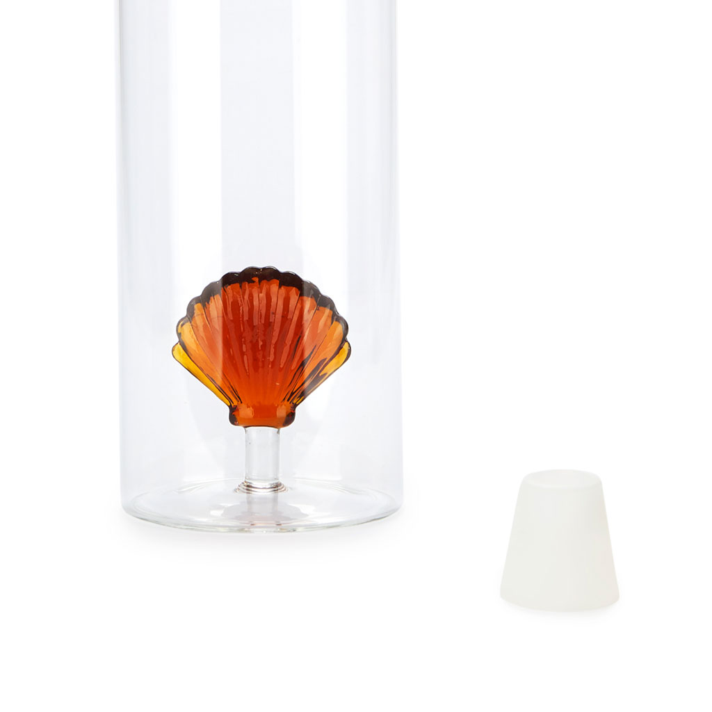 Trendform Glasflasche ATLANTIS SHELL 1.2 L Amber Borosilicate
