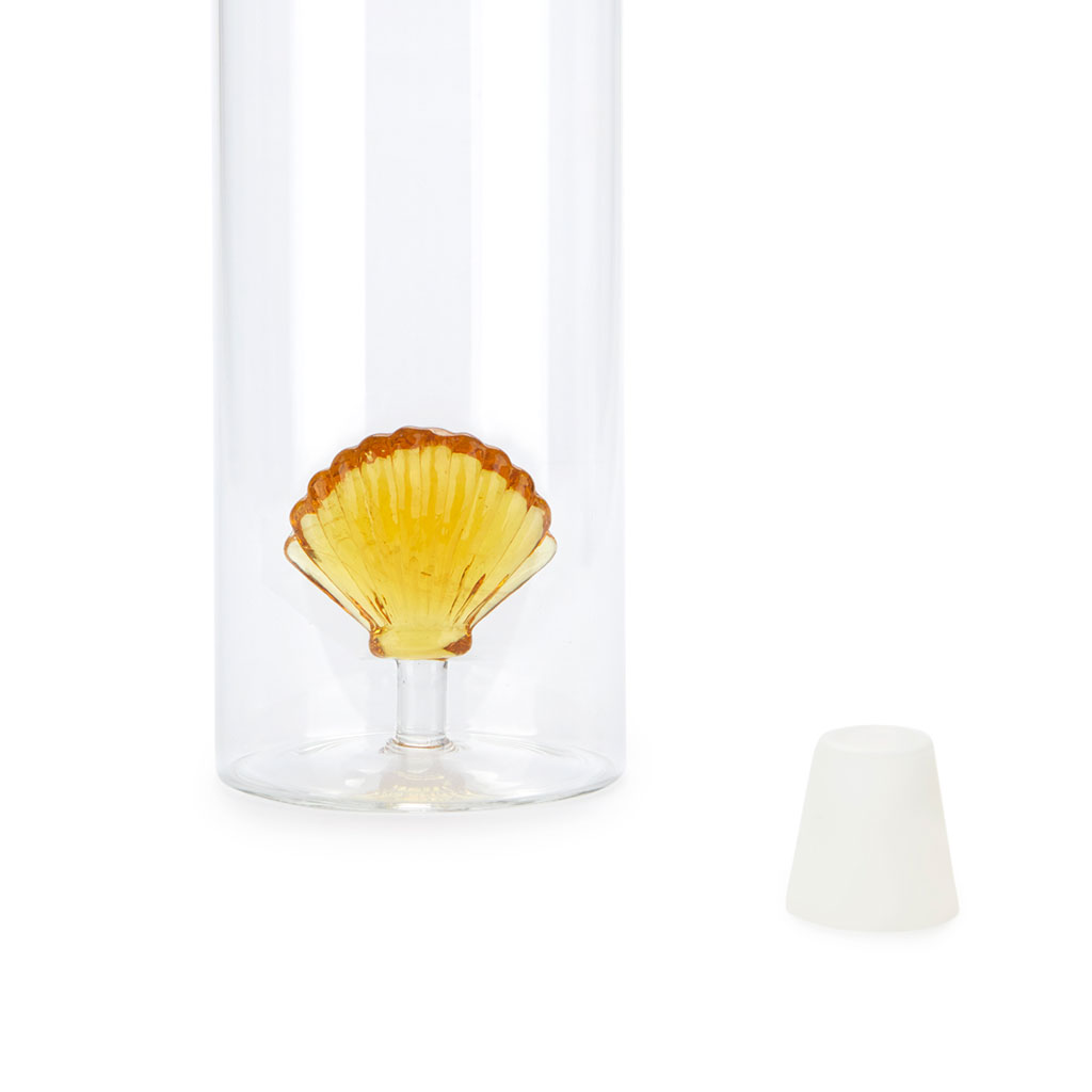 Trendform Glasflasche ATLANTIS SHELL 1.2 L Gelb Borosilicate