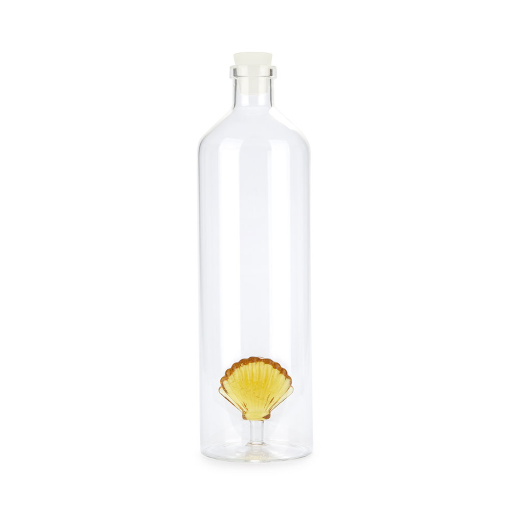 trendform Glasflasche ATLANTIS SHELL 1.2 l gelb Borosilicate