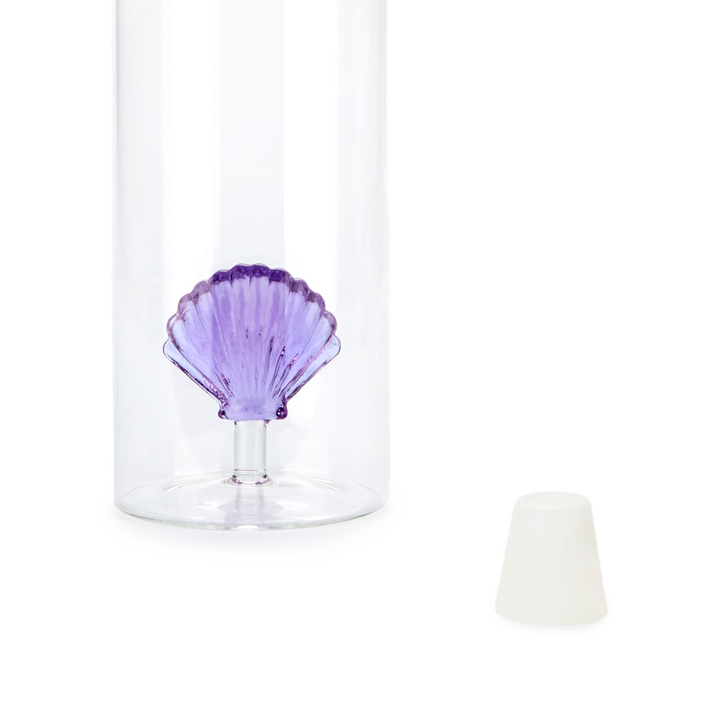 Trendform Glasflasche ATLANTIS SHELL 1.2 L Lila Borosilicate