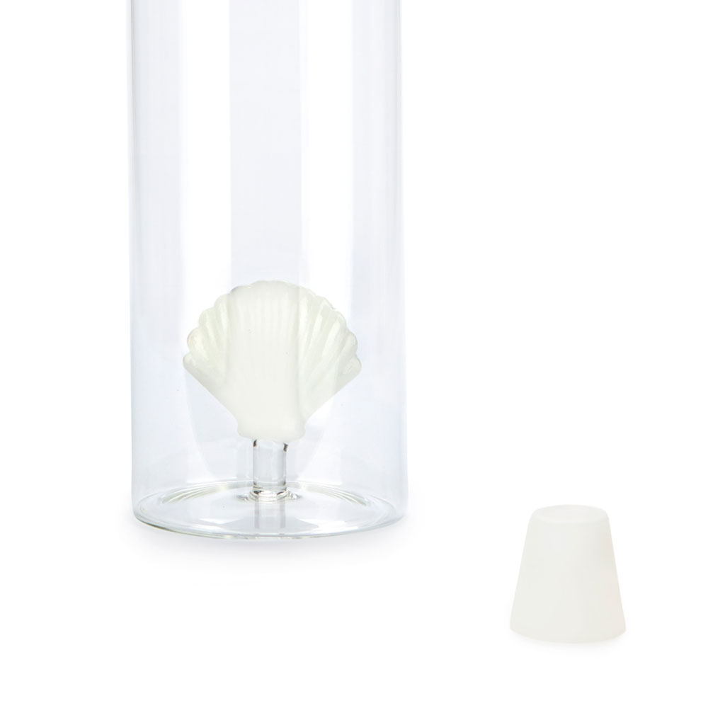 Trendform Glasflasche ATLANTIS SHELL 1.2 L Weiss Borosilicate