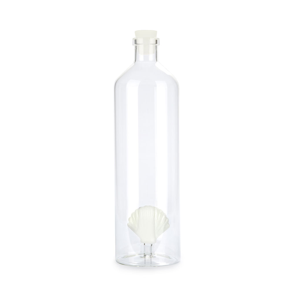 trendform Glasflasche ATLANTIS SHELL 1.2 l weiss Borosilicate
