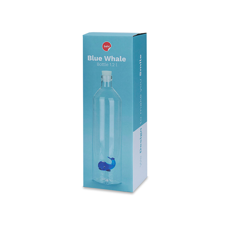 Trendform Glasflasche BLUE WHALE 1.2 L Borosilicate