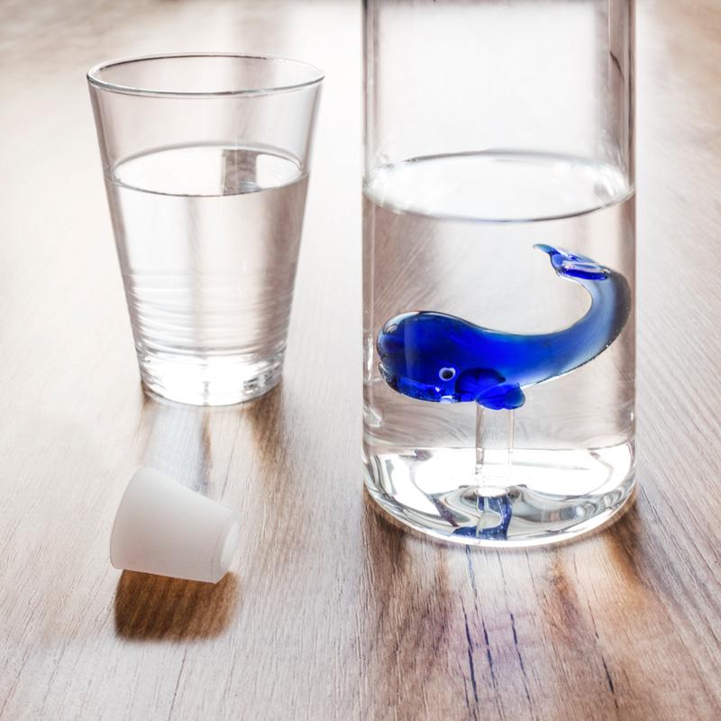 Trendform Glasflasche BLUE WHALE 1.2 L Borosilicate