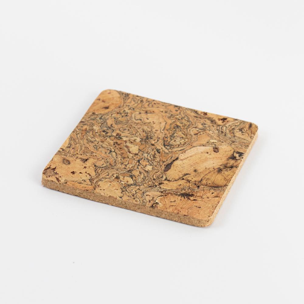 Trendform Glasuntersetzer NATURAL CORK SQUARE 4er Set