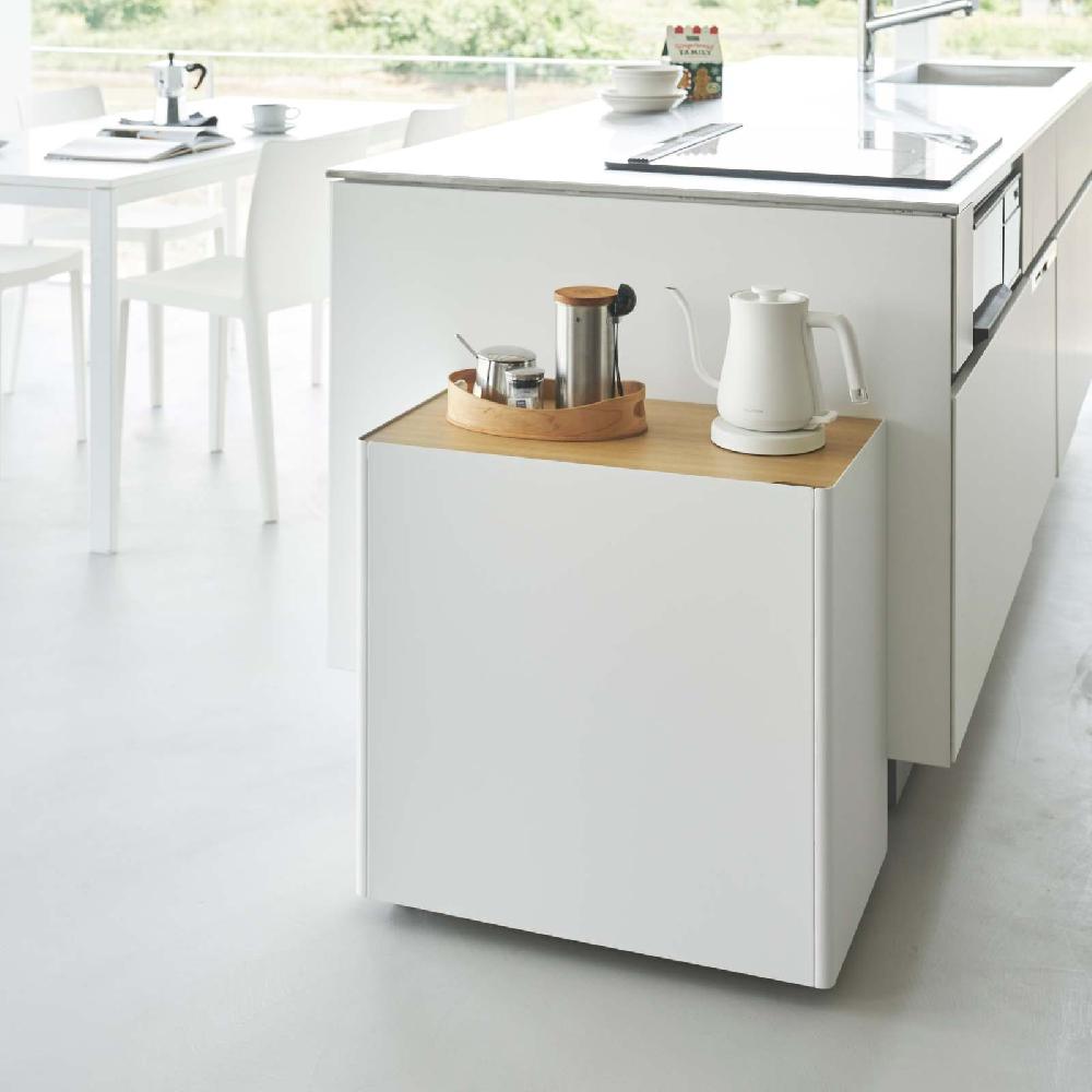 Trendform Halbgeschlossener Aufbewahrungswagen TOWER Weiss