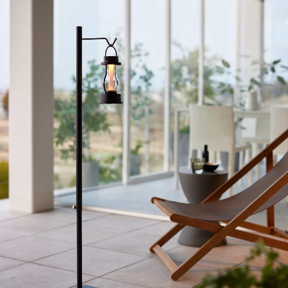 Trendform Höhenverstellbarer Laternenständer TOWER Schwarz