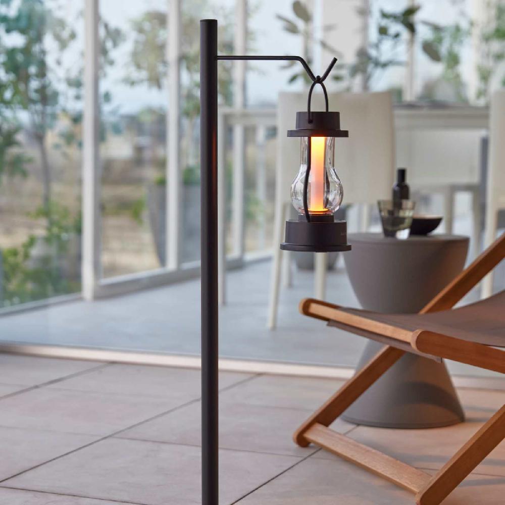 Trendform Höhenverstellbarer Laternenständer TOWER Schwarz