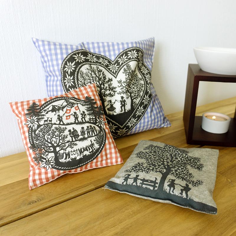 Trendform KIRSCHKERN-KISSEN MINI Tree Grau Scherenschnitt By Esther Gerber