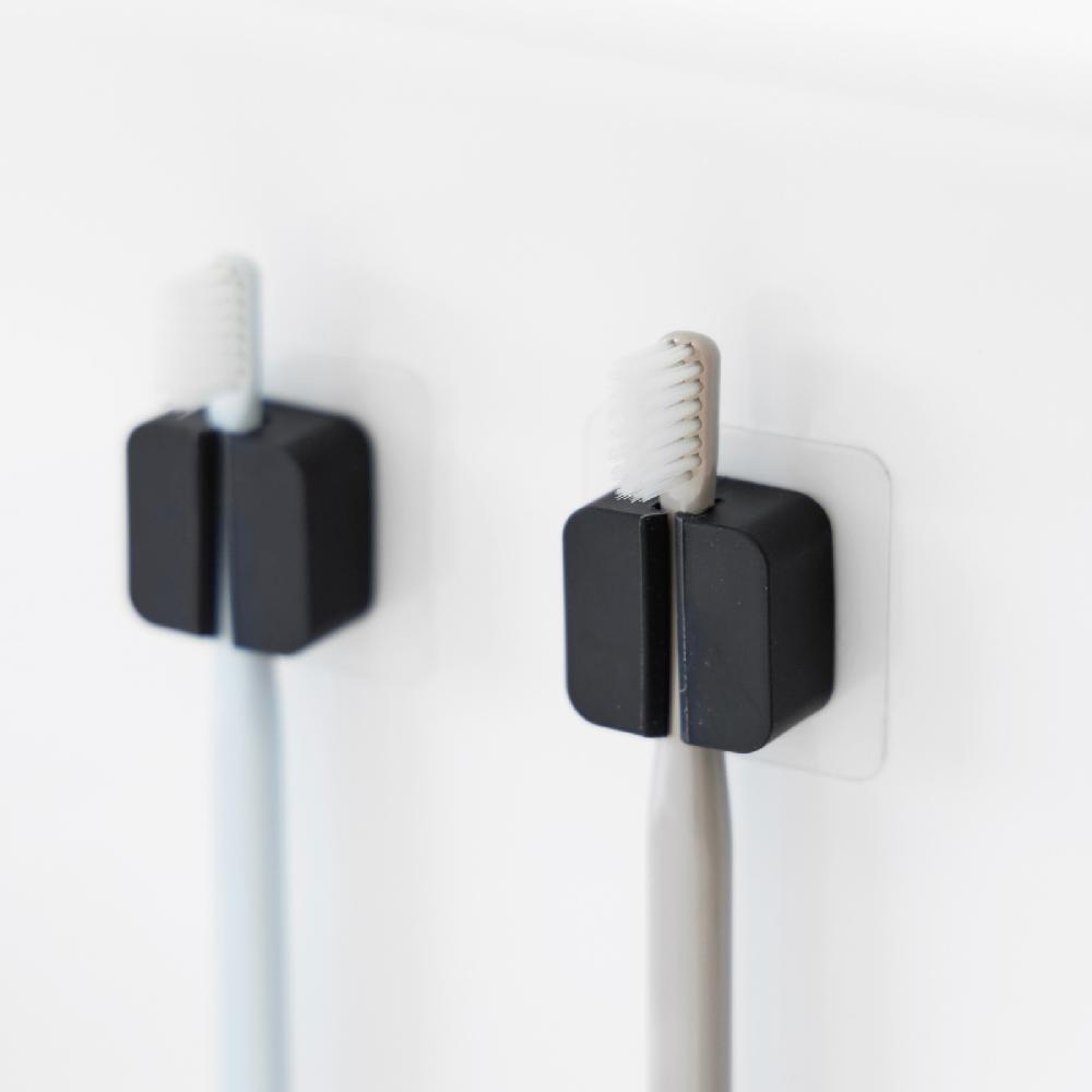 Trendform Klebehaken-Mehrzweckhalter TOWER Schwarz 2er Set