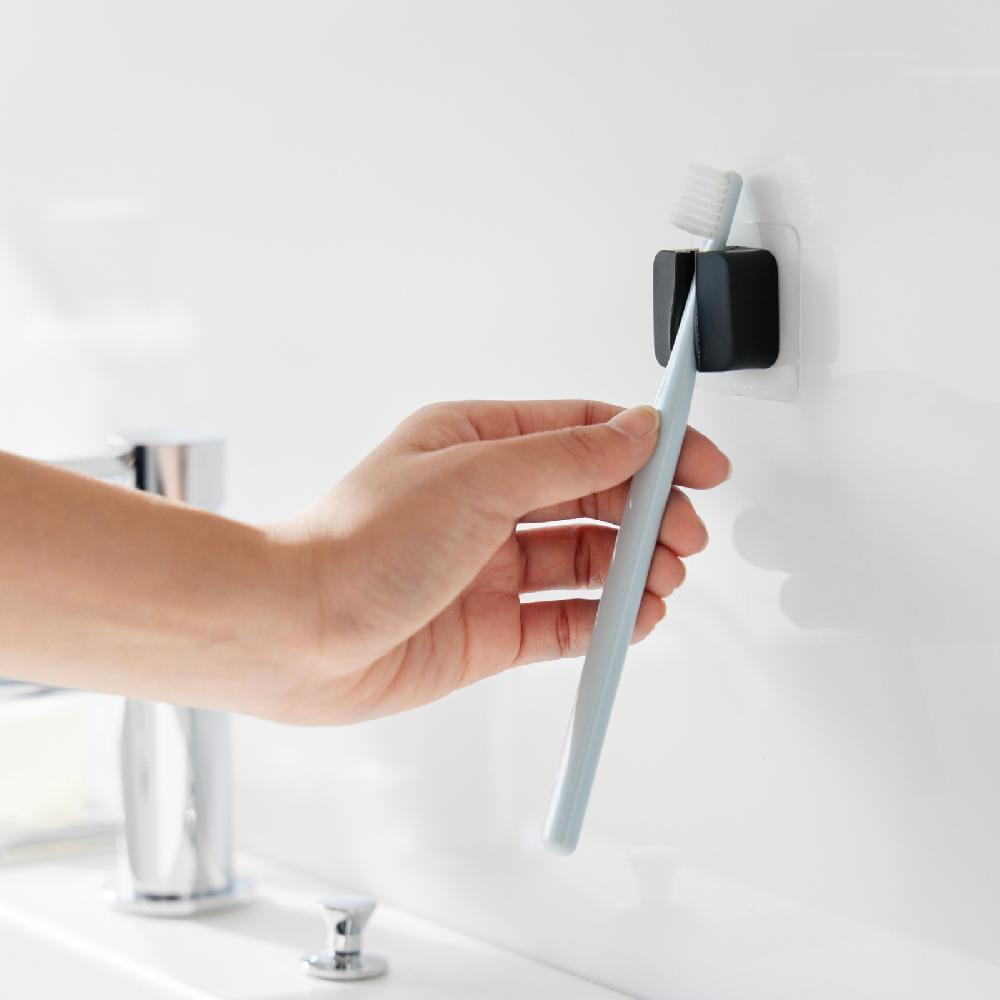 Trendform Klebehaken-Mehrzweckhalter TOWER Schwarz 2er Set