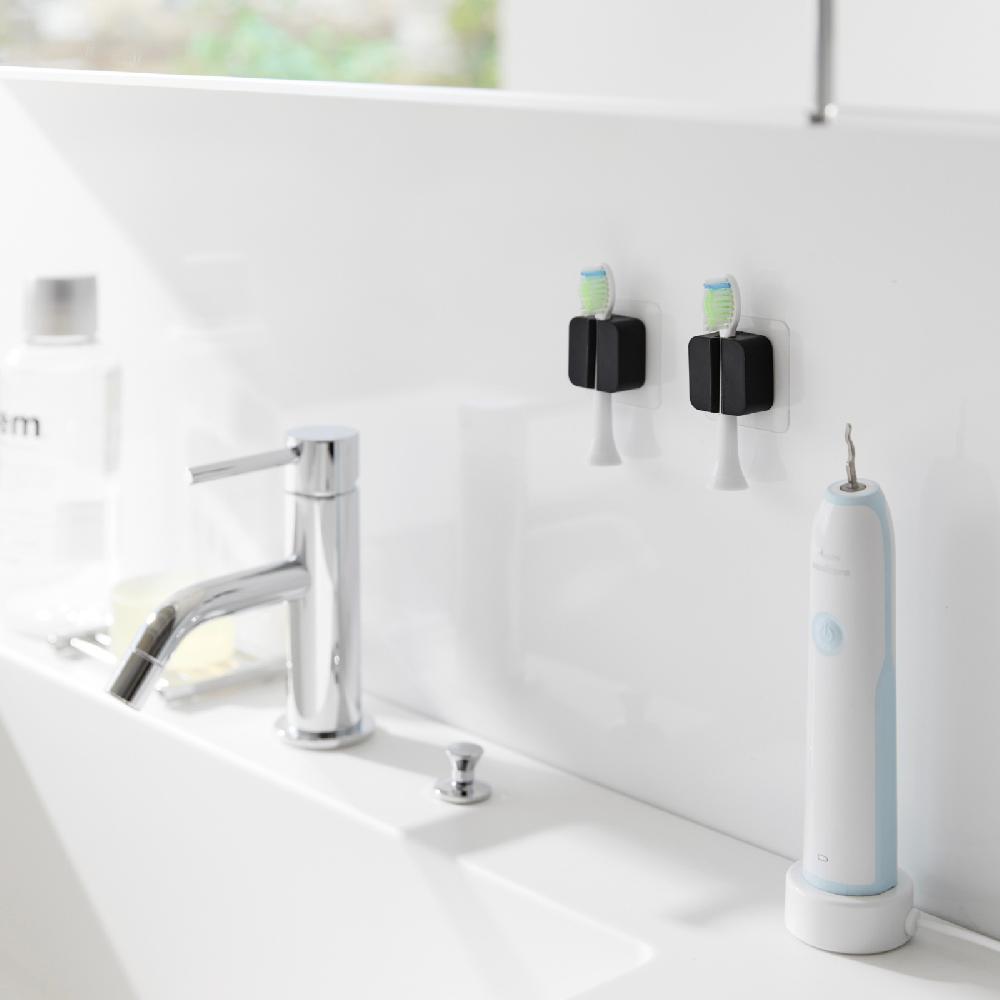 Trendform Klebehaken-Mehrzweckhalter TOWER Schwarz 2er Set