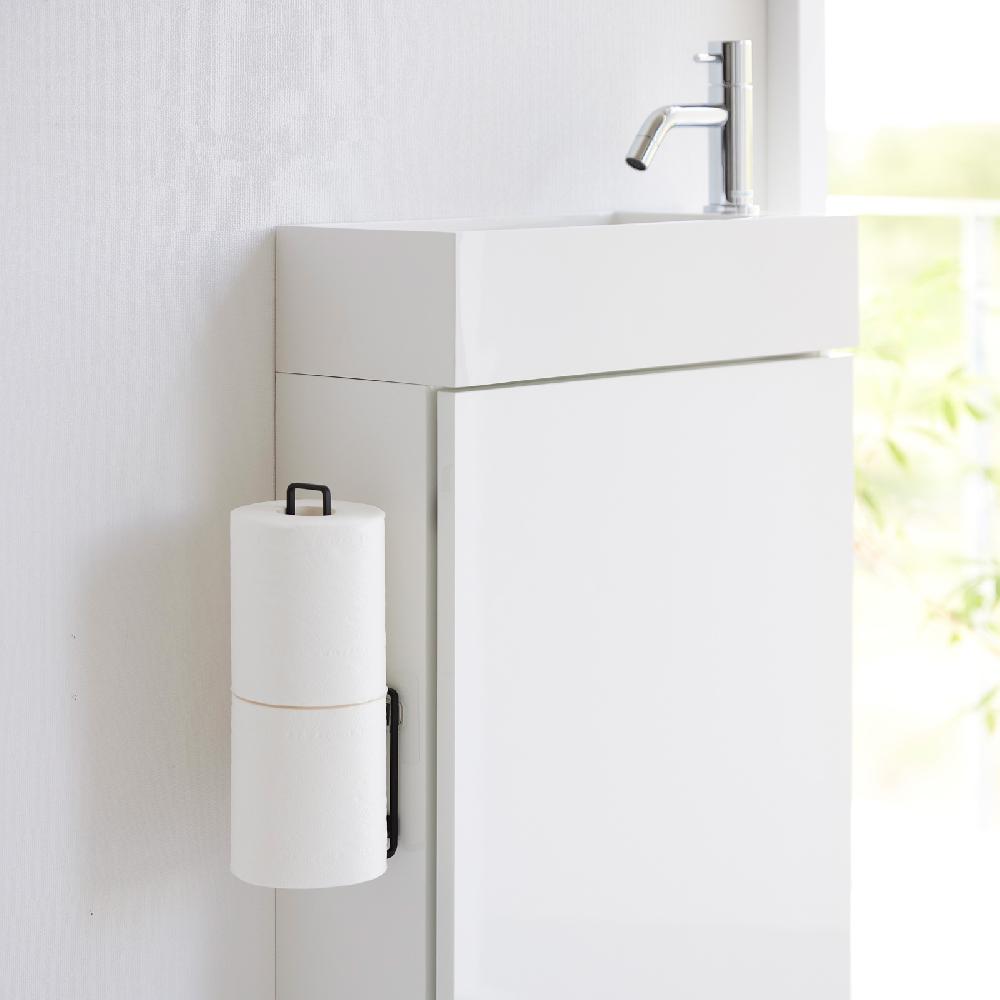 Trendform Klebehaken-Toilettenpapierhalter TOWER Schwarz