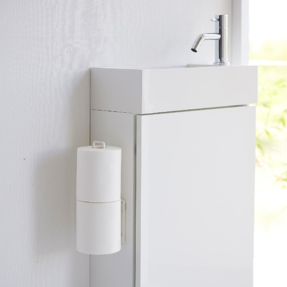 Trendform Klebehaken-Toilettenpapierhalter TOWER Weiss