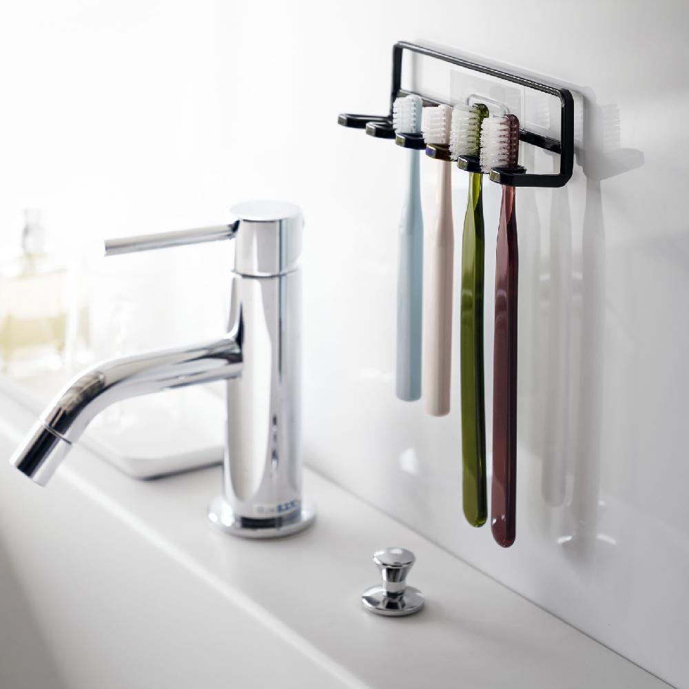 Trendform Klebehaken-Zahnbürstenhalter TOWER Schwarz