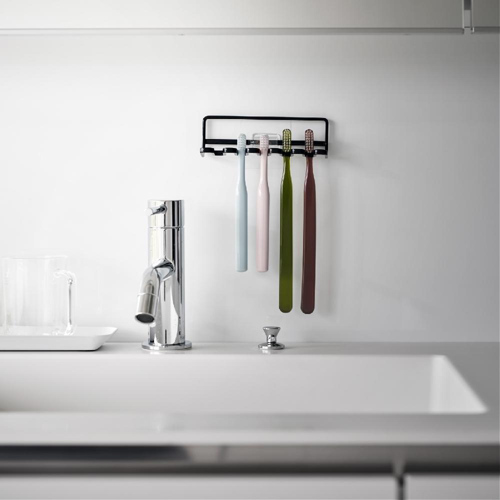 Trendform Klebehaken-Zahnbürstenhalter TOWER Schwarz
