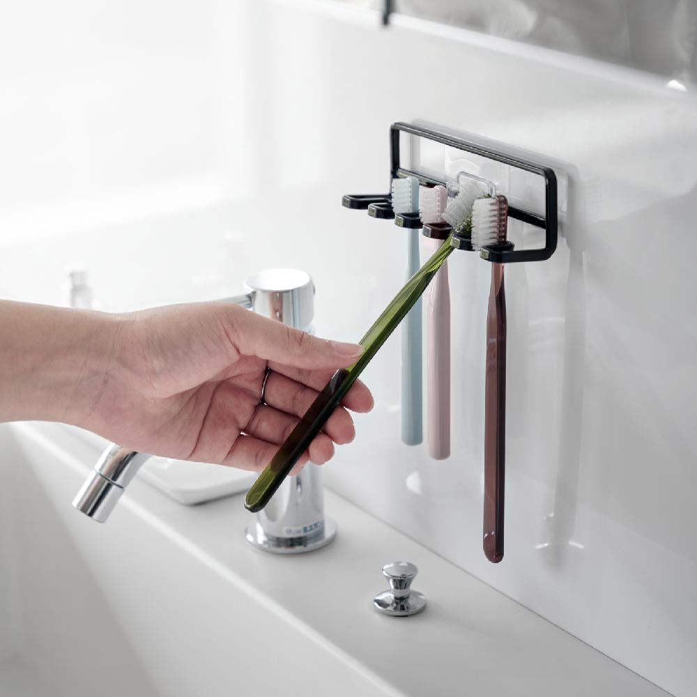 Trendform Klebehaken-Zahnbürstenhalter TOWER Schwarz