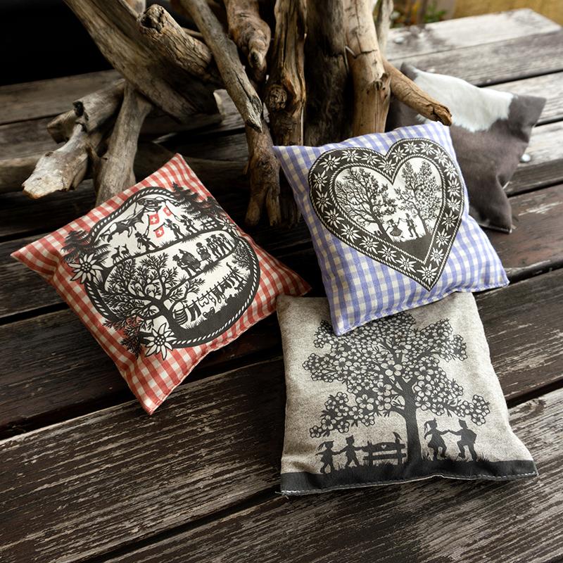 Trendform LAVENDEL-KISSEN MINI Vichy Lila Scherenschnitt By Esther Gerber