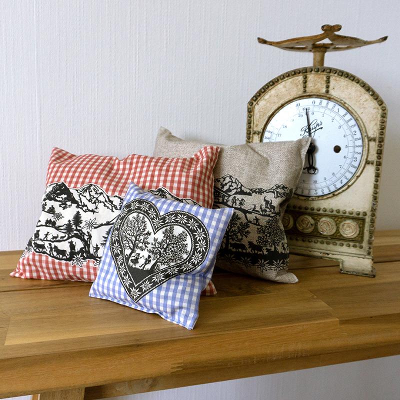 Trendform LAVENDEL-KISSEN MINI Vichy Lila Scherenschnitt By Esther Gerber