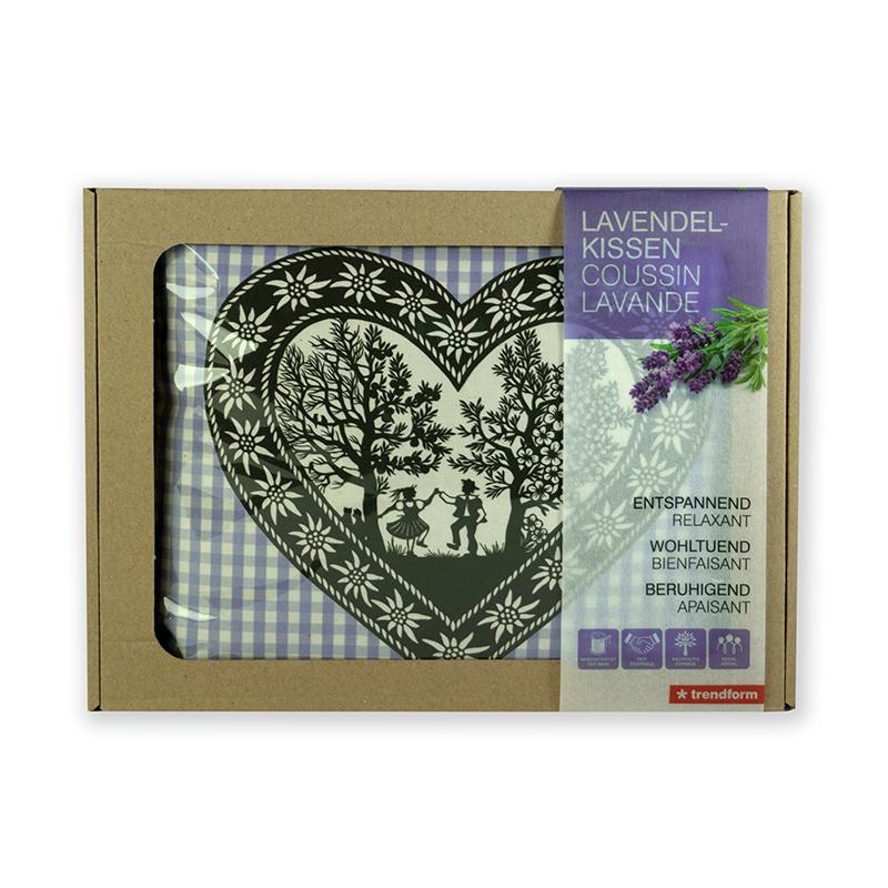 Trendform LAVENDEL-KISSEN Vichy Lila Scherenschnitt By Esther Gerber