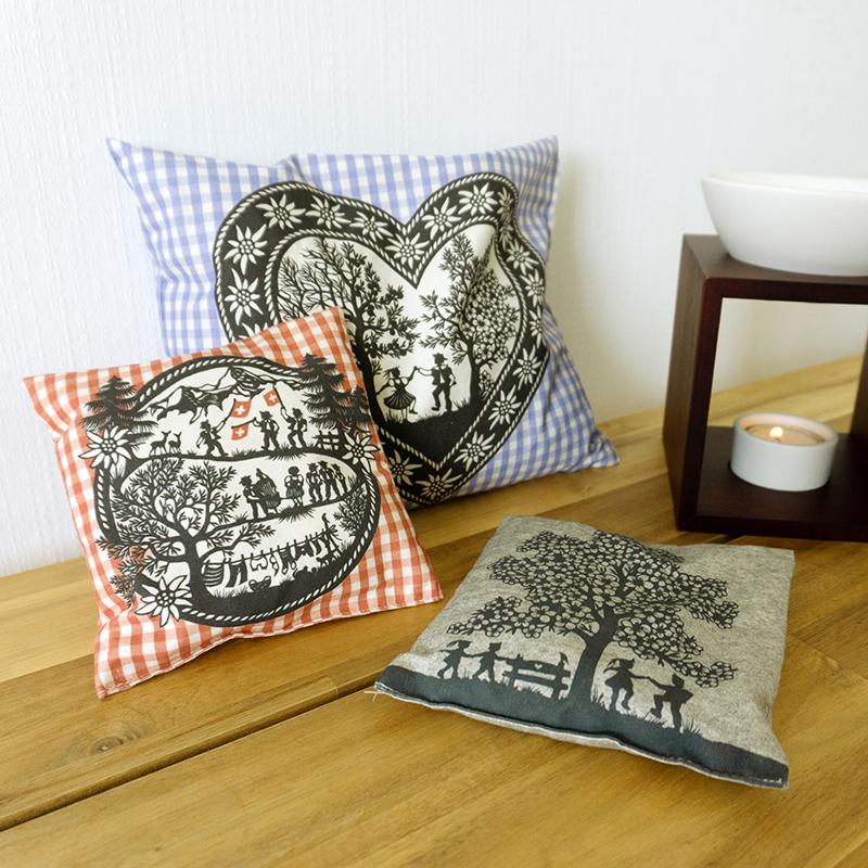 Trendform LAVENDEL-KISSEN Vichy Lila Scherenschnitt By Esther Gerber