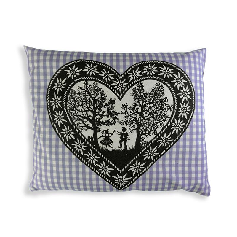 trendform LAVENDEL-KISSEN Vichy lila Scherenschnitt by Esther Gerber