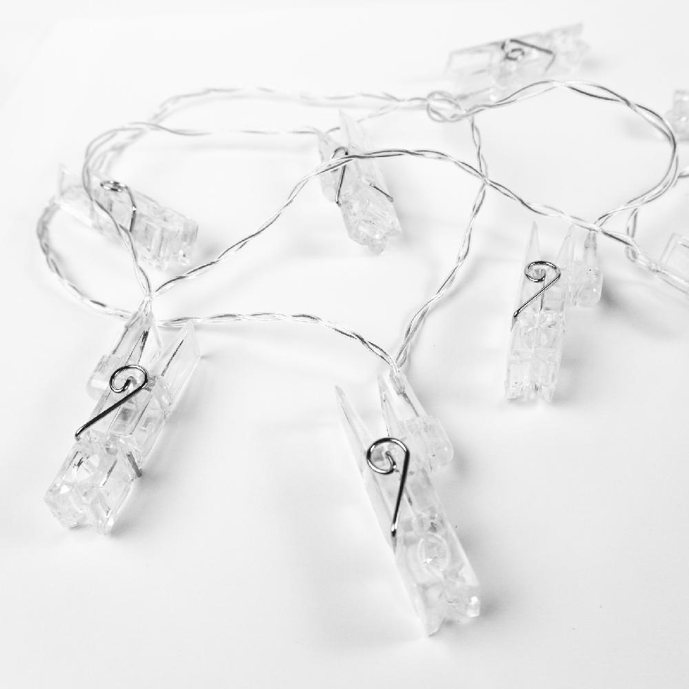 Trendform LED-Clipkette KLIP EMIL Transparent 10 Clips / 150 Cm