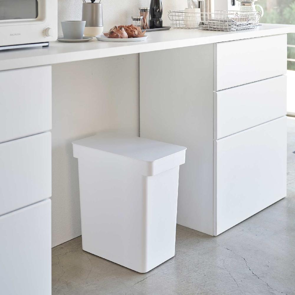 Trendform Luftdichter Mülleimer Mit Rollen TOWER Weiss