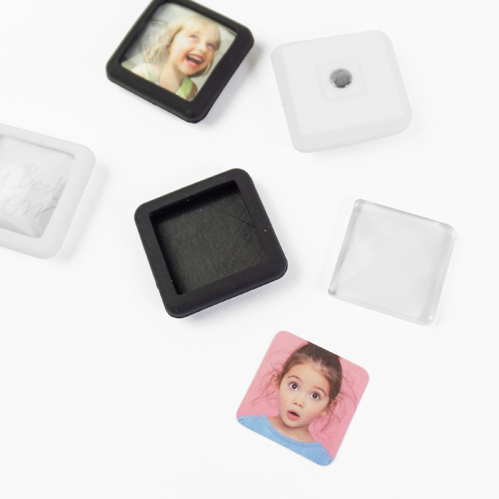 Trendform Magnete DO IT SQUARE 4er Set Schwarz/weiss