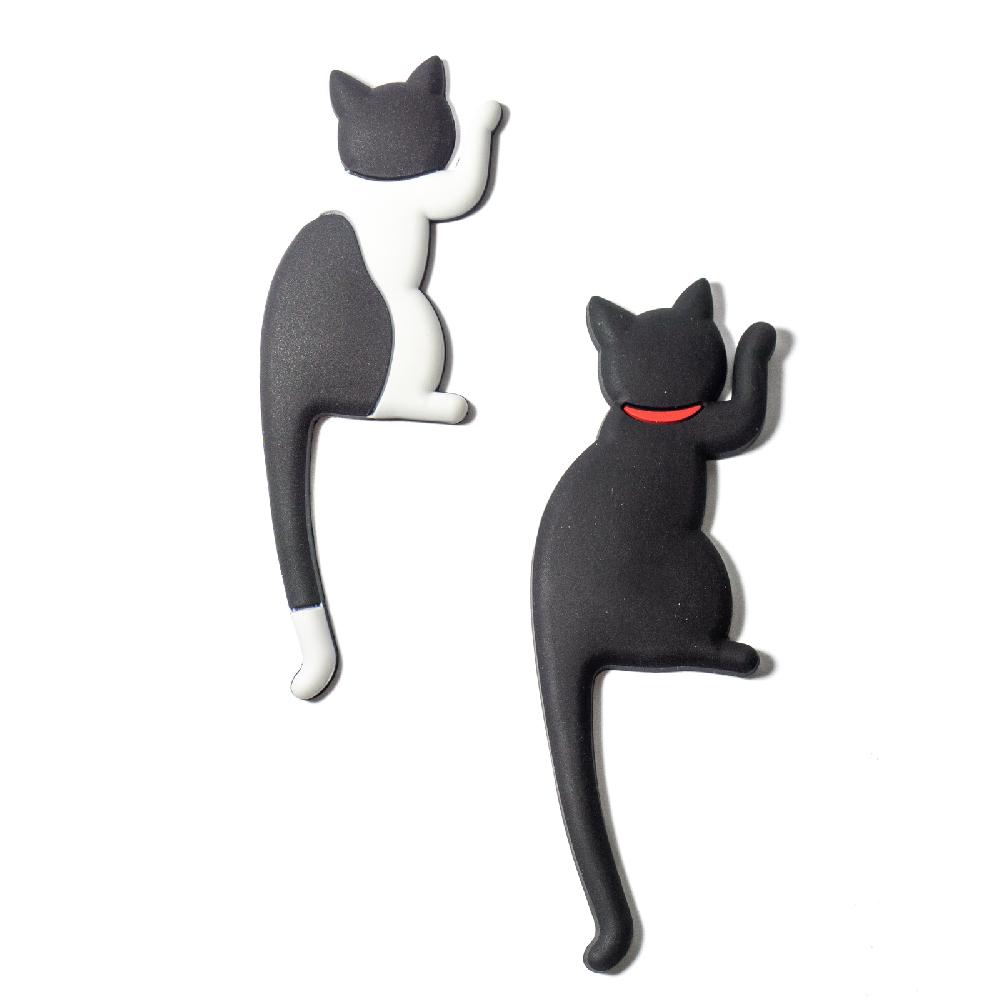 trendform Magnethaken KITTY CAT 2er Set schwarz/weiss