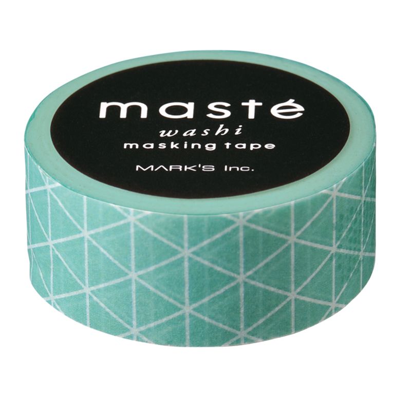 trendform Masking tape MASTÉ BASIC Mint/Triangle 15 mm