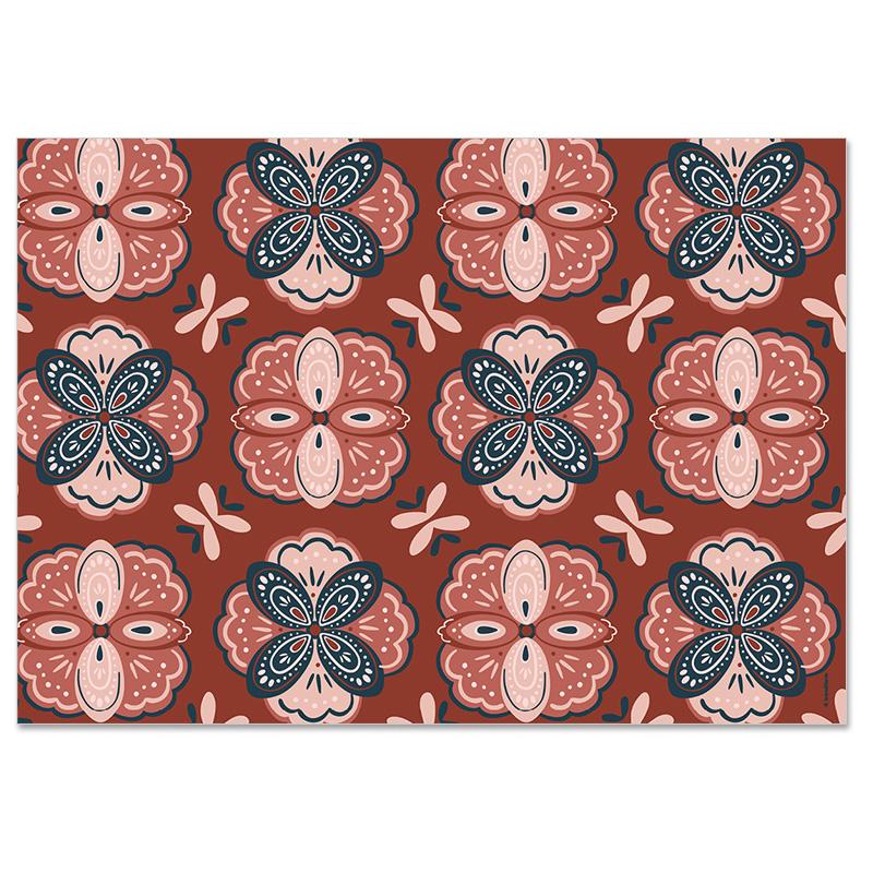 Trendform Papiertischset BOHEMIAN 4 Sujets à 12 Blatt