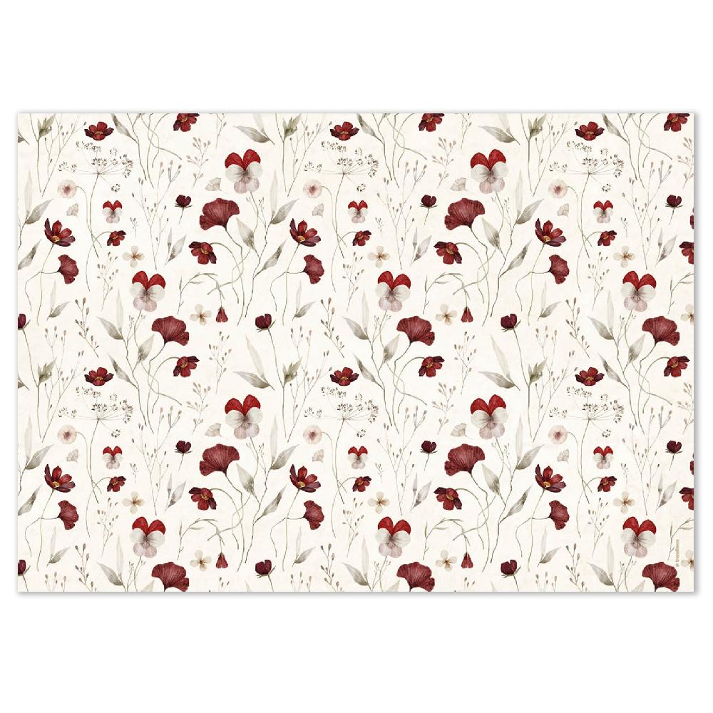 Trendform Papiertischset BOHEMIAN GARDEN 4 Sujets à 12 Blatt