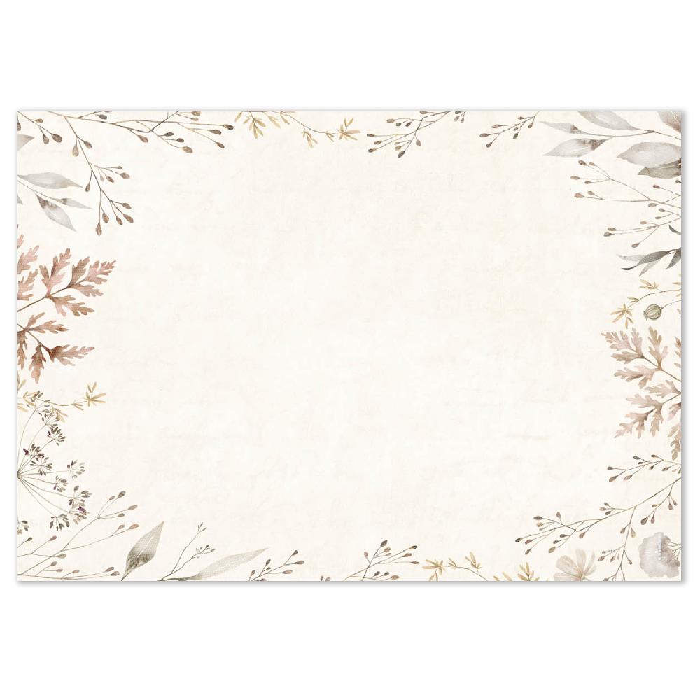 Trendform Papiertischset BOHEMIAN GARDEN 4 Sujets à 12 Blatt