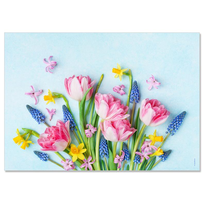 Trendform Papiertischset BOUQUET 4 Sujets à 12 Blatt