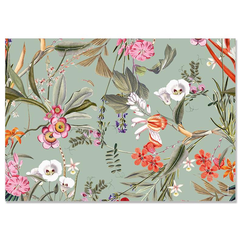 Trendform Papiertischset FLORAL LUXE 4 Sujets à 12 Blatt