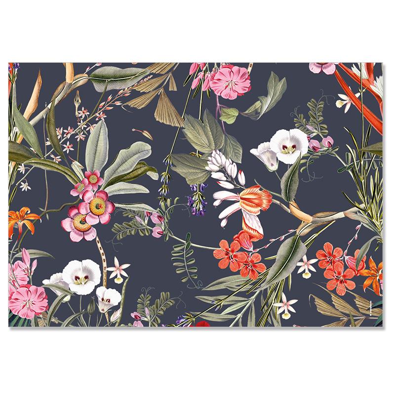 Trendform Papiertischset FLORAL LUXE 4 Sujets à 12 Blatt