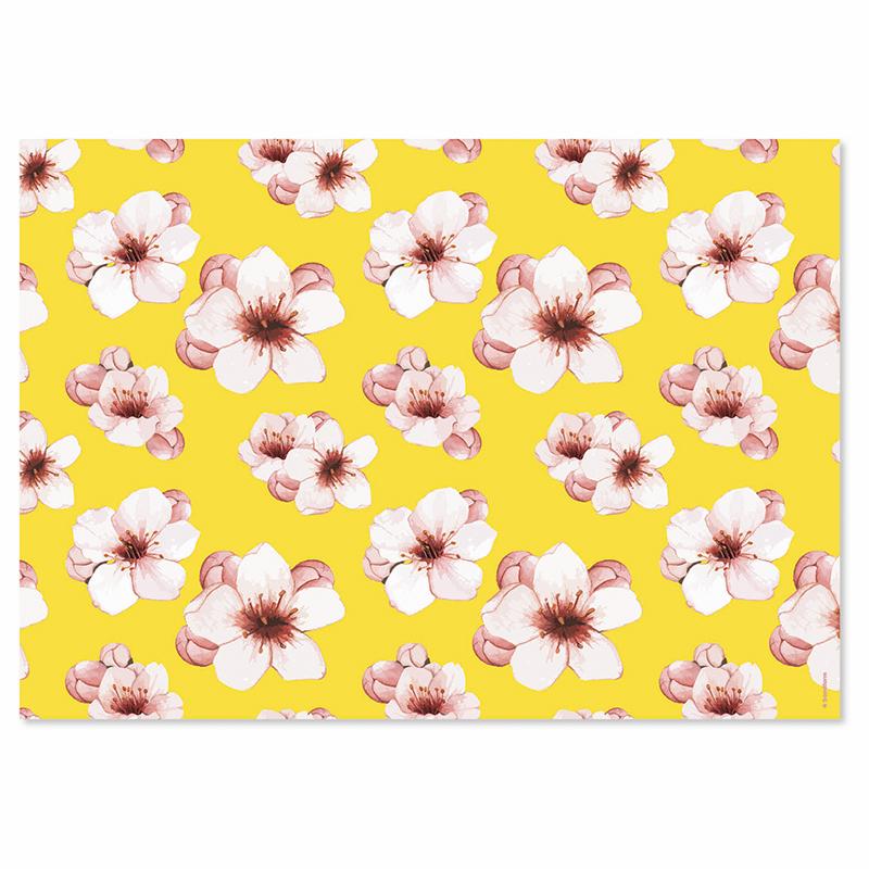 Trendform Papiertischset FLOWERY 4 Sujets à 12 Blatt