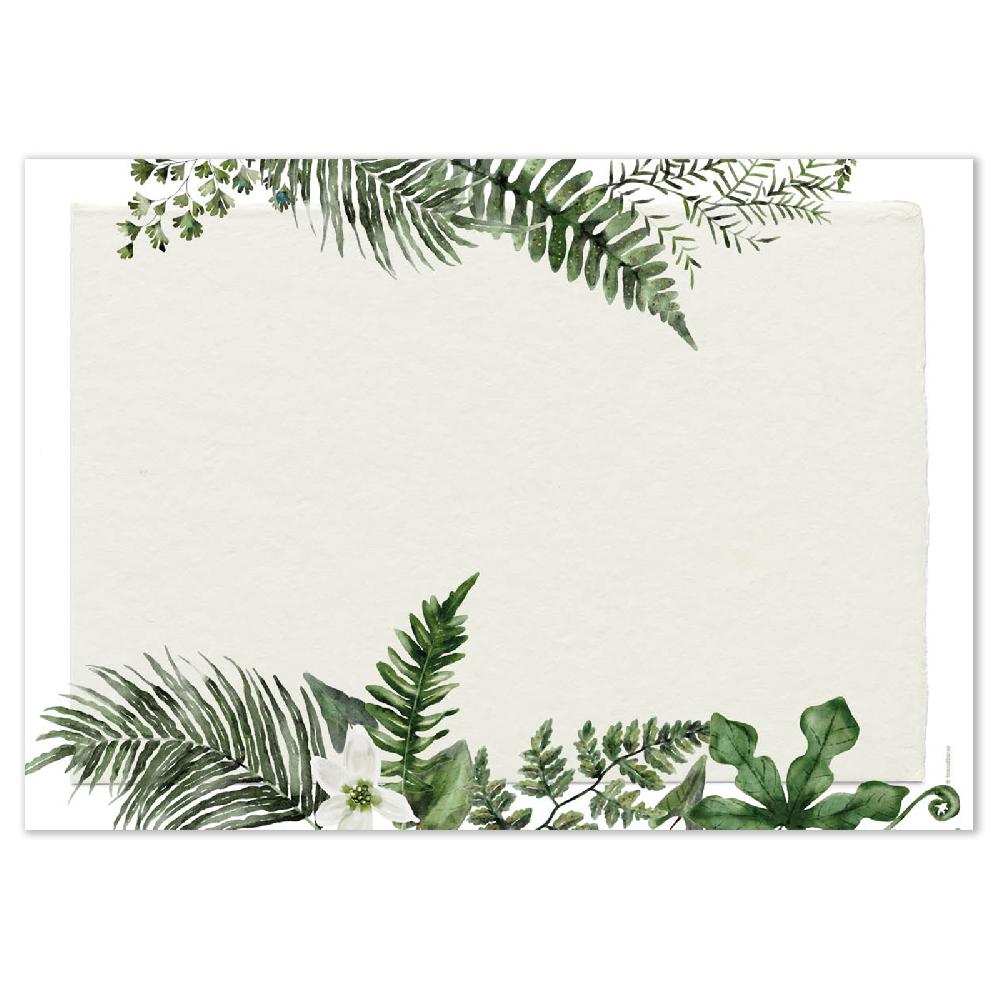 Trendform Papiertischset GREENHOUSE 4 Sujets à 12 Blatt