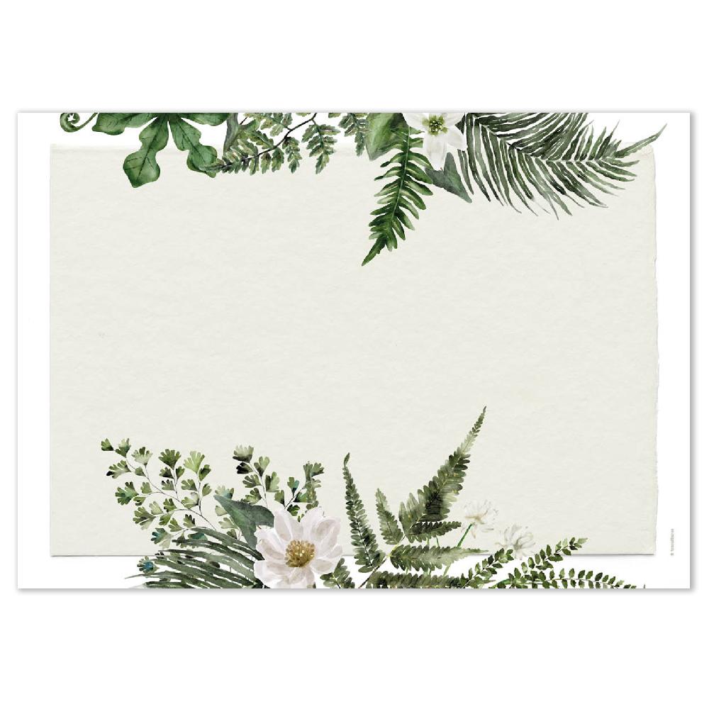 Trendform Papiertischset GREENHOUSE 4 Sujets à 12 Blatt