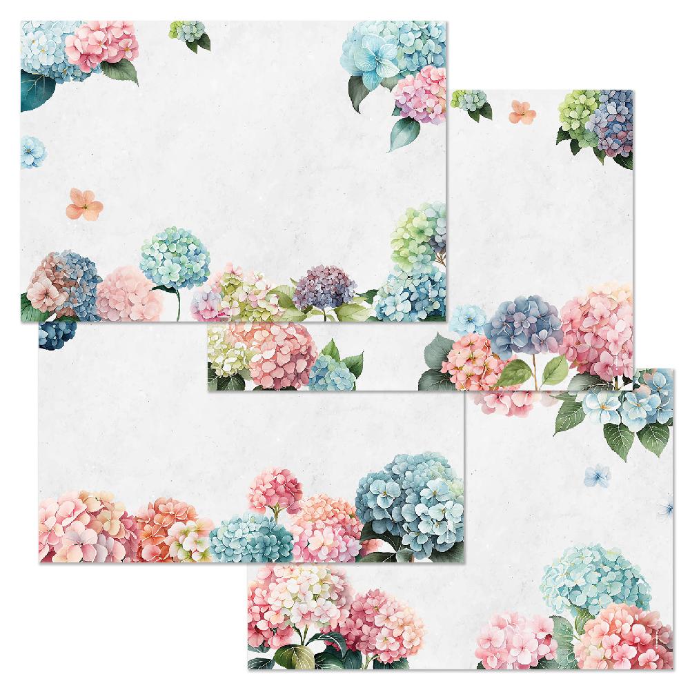 trendform Papiertischset HORTENSIA 4 Sujets à 12 Blatt