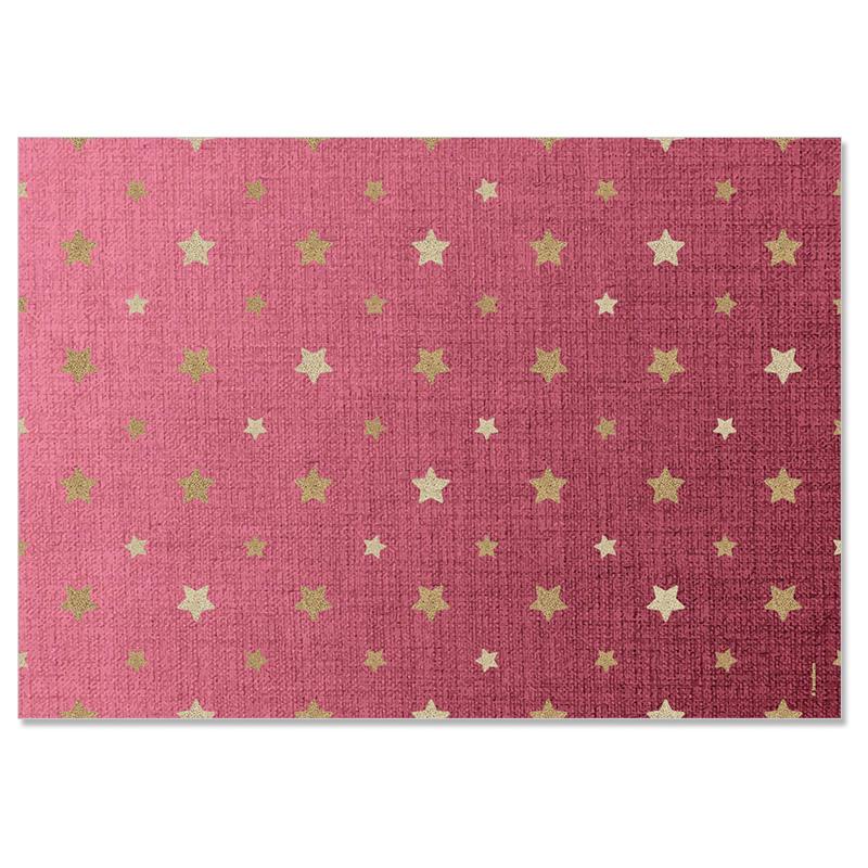 Trendform Papiertischset LINEN STARS 4 Sujets à 12 Blatt