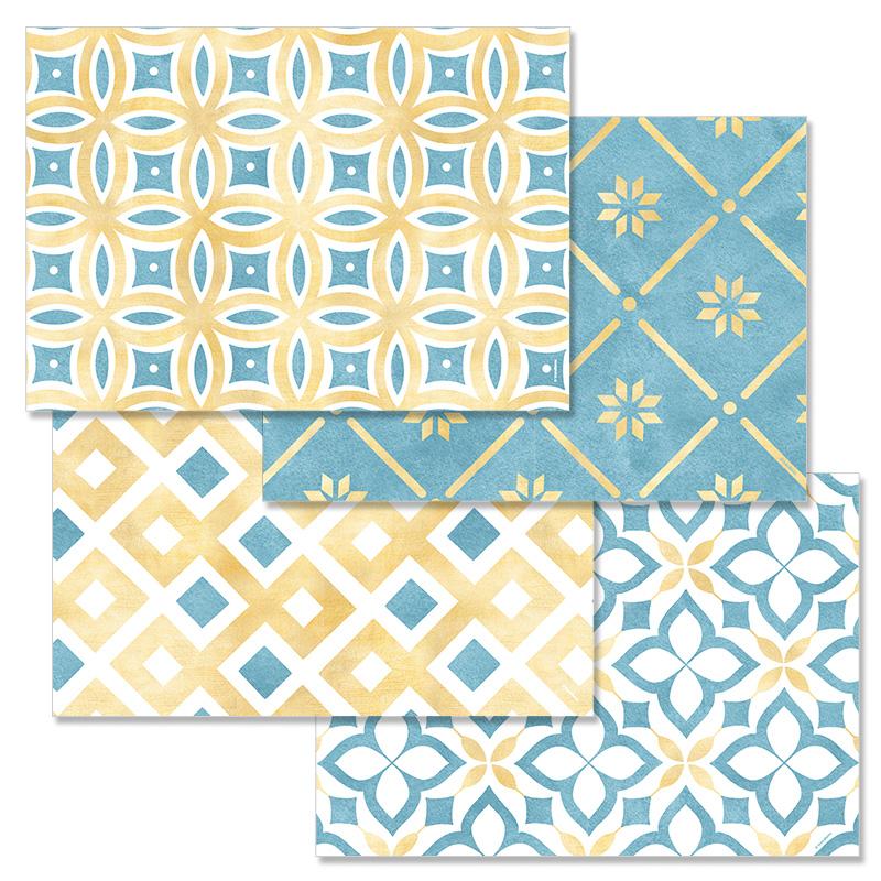 trendform Papiertischset MEDINA 4 Sujets à 12 Blatt