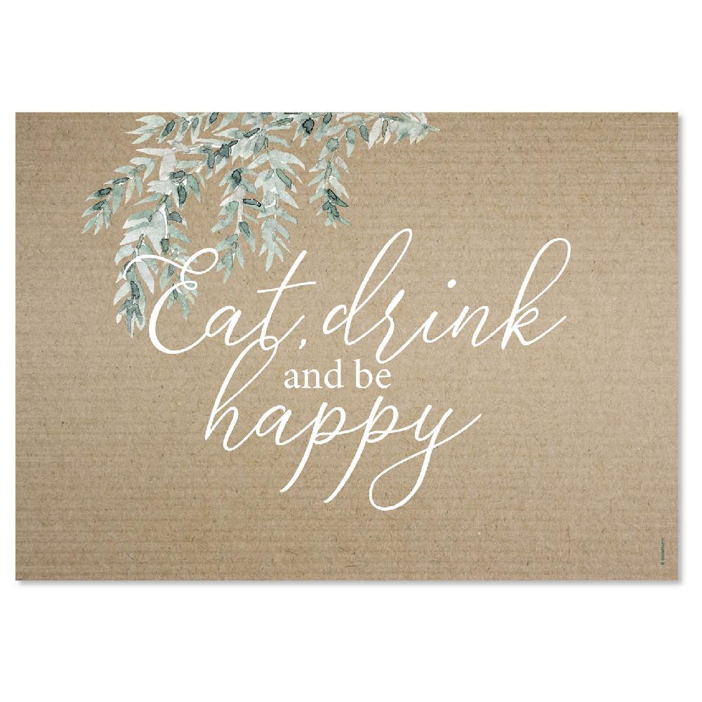 Trendform Papiertischset PLEASURE 4 Sujets à 12 Blatt